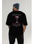 Manhattan Kokteyl Baskılı Oversize T-Shirt Erkek Kadın %100 Pamuk Bisiklet Yaka Tişort 5