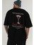 Manhattan Kokteyl Baskılı Oversize T-Shirt Erkek Kadın %100 Pamuk Bisiklet Yaka Tişort 6