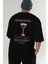 Manhattan Kokteyl Baskılı Oversize T-Shirt Erkek Kadın %100 Pamuk Bisiklet Yaka Tişort 7
