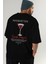 Manhattan Kokteyl Baskılı Oversize T-Shirt Erkek Kadın %100 Pamuk Bisiklet Yaka Tişort 8