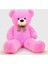 Sevimli Peluş Şaşkın Ayı 80 cm - Sevgiliye Özel Hediye Fuşya 1
