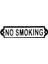 Kraft 83515 'no Smokıng' Cast Iron Sign, Black/white 1