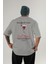 Manhattan Kokteyl Baskılı Oversize T-Shirt Erkek Kadın %100 Pamuk Bisiklet Yaka Tişort 1