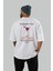 Manhattan Kokteyl Baskılı Oversize T-Shirt Erkek Kadın %100 Pamuk Bisiklet Yaka Tişort 4