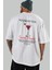 Manhattan Kokteyl Baskılı Oversize T-Shirt Erkek Kadın %100 Pamuk Bisiklet Yaka Tişort 5