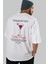 Manhattan Kokteyl Baskılı Oversize T-Shirt Erkek Kadın %100 Pamuk Bisiklet Yaka Tişort 7