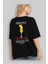 Mimosa Kokteyl Baskılı Oversize T-Shirt Erkek Kadın %100 Pamuk Bisiklet Yaka Tişort 4