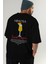Mimosa Kokteyl Baskılı Oversize T-Shirt Erkek Kadın %100 Pamuk Bisiklet Yaka Tişort 8