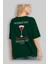 Manhattan Kokteyl Baskılı Oversize T-Shirt Erkek Kadın %100 Pamuk Bisiklet Yaka Tişort 4