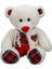 Friends Peluş Ayi Oturan Happy Ekose Atkili 60CM.2R. 3