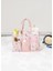 Başucu Düzenleyici Kız Bebek Bakım Çantası Organizer - Pembe | Çok Gözlü, Taşınabilir, 30X20X21 cm 1