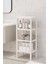 Life 4 Katlı Plastik Beyaz Banyo Mutfak Rafı MIT1049 2