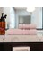 HOME%100 Bambu Havlu Takımı Vücut Havlusu 90X145 Cm, Baş Havlusu 50X85 Cm, Ekstra Yumuşaklık (Pembe) 1