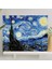 Sayılarla Boyama Tuval Seti Fırça Boya Dahil (Çıtalı) 40X50 cm - Yıldızlı Gece 1