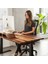 Regula Desk Solid S - Elektrikli Yüksekliği Ayarlanabilir Düz Kenar Masif Ceviz Çalışma Masası - Beyaz Ayak, Ceviz Masif Tabla - Raflı, 140X70 cm 4