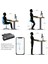Regula Desk Solid V - Elektrikli Yüksekliği Ayarlanabilir Açılı Kesim Kenar Masif Ceviz Çalışma Masası - Beyaz Ayak, Ceviz Masif Tabla - Raflı, 200X80 cm 5
