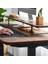 Regula Desk Solid V - Elektrikli Yüksekliği Ayarlanabilir Açılı Kesim Kenar Masif Ceviz Çalışma Masası - Beyaz Ayak, Ceviz Masif Tabla - Raflı, 200X80 cm 6