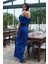 Saks Fiyonk Detaylı Taş Işlemeli Abiye 9705494.26 4