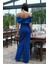 Saks Fiyonk Detaylı Taş Işlemeli Abiye 9705494.26 5