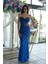 Saks Pul Taş Işlemeli Straplez Balık Abiye 9705304.26 1