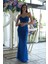 Saks Pul Taş Işlemeli Straplez Balık Abiye 9705304.26 2