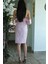 Pudra Drapeli Düğme Detaylı Mini Boy Abiye 9705537.79 6