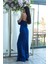 Saks Taş Detaylı Drapeli Straplez Saten Abiye 9705556.26 5