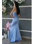 Bebe Mavi Göğüs Pul ve Taşlı Saten Abiye 9705294.449 3