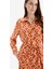 Relax Fit Desenli Viskon Uzun Kollu Tunik D9753AX25SM 4