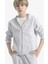 Erkek Çocuk Kapüşonlu Okul Fermuarlı Sweatshirt X5844A625AU 1