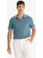 Regular Fit Polo Yaka Bubble Kısa Kollu Tişört F6265AX25SM 3