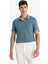Regular Fit Polo Yaka Bubble Kısa Kollu Tişört F6265AX25SM 4