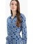 Relax Fit Desenli Viskon Uzun Kollu Tunik D9753AX25SM 1