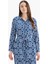Relax Fit Desenli Viskon Uzun Kollu Tunik D9753AX25SM 4