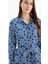 Relax Fit Desenli Viskon Uzun Kollu Tunik D9753AX25SM 5