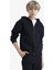 Erkek Çocuk Kapüşonlu Okul Fermuarlı Sweatshirt X5844A625AU 3