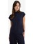 Slim Fit Dar Kesim Yarım Balıkçı Yaka Pike Kolsuz Bluz F7760AX25AU 3