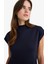 Slim Fit Dar Kesim Yarım Balıkçı Yaka Pike Kolsuz Bluz F7760AX25AU 6