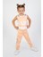 Kız Çocuk Baby Desen Fileli Kolsuz Yazlık Basic Takım 2-5 Yaş 3
