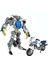 Alaşım Motosiklet Deformasyon Şehir Savaş Polis Deformasyon Alaşım King Kong Robot Oyuncak (Yurt Dışından) 1