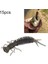 15 Adet 8 Renkli Larva Silikon Yumuşak Yem Yemi, Boyut: 100MM (Kahverengi) (Yurt Dışından) 1