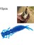 15 Adet 8 Renkli Larva Silikon Yumuşak Yem Yemi, Boyut: 75MM Mavi (Yurt Dışından) 1