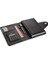 2k 4683 Ajanda Tarihsiz Kareli 14X20 cm Ajanda/defter Hesap Makineli Suni Deri Organizer, Siyah 1