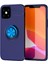 iPhone 12 Mini Kılıf Range Yüzüklü Silikon - Mavi 1