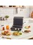 Nova Grill Inox Gövdeli Zaman Ayarlı Izgara ve Tost Makinesi 2000W 6 Dilim Kapasiteli 1