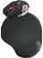 Oval Siyah Bilek Destekli Mouse Pad - LED Işıklı 6d Gaming Tip Kablolu Mouse Bilgisayar Faresi Notebook Pc Windows Uyumlu Oyuncu Mause 1