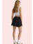 Kadın Pamuklu Mini Şort Etek Yüksek Bel Rahat Geniş Paça Yazlık Günlük Yaz Aylarının Vazgeçilmezi 3