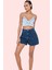 Kadın Yüksek Bel City Short Denim Şort Pamuklu Renk Günlük Kullanım Için Ideal Özel Günler 1