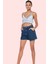 Kadın Yüksek Bel City Short Denim Şort Pamuklu Renk Günlük Kullanım Için Ideal Özel Günler 2