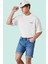 Erkek Günlük Kombinlere Uygun Denim Şort; Slim Fit Dar Paça Pamuk Yaz Aylarının Vazgeçilmezi 3